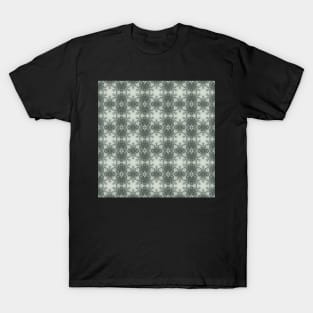 Orchid Mezzotint Intaglio Kaleidoscope pattern 12 T-Shirt